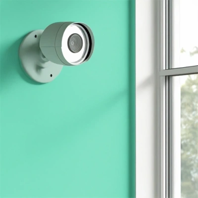 Charleston vivint camera facing a window